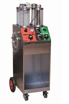 Máy xả “Air”, thay dầu phanh và thay dầu trợ lực hệ thống lái kết hợp Impact 320