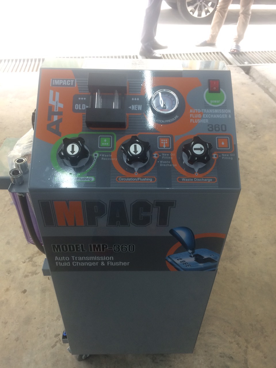 thiết bị thay dầu hộp số tự động ATF Impact 360
