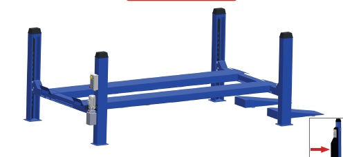 Cầu nâng 4 trụ o to GC-5.0F4 S
